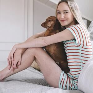 Striped Women's Sleepwear Set